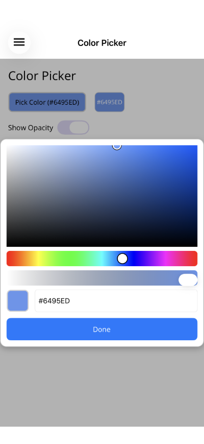 Color Picker Dialog