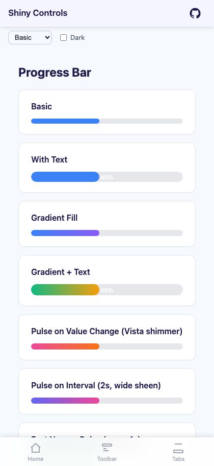 Gradient fill and text on Blazor